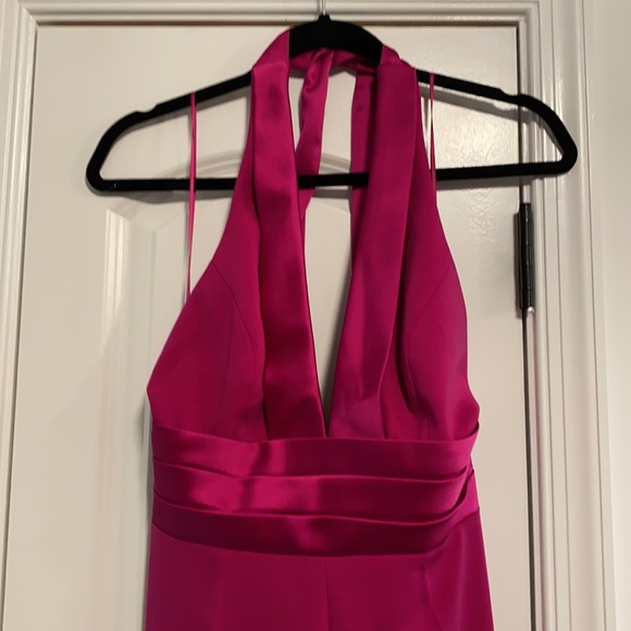 Jay Godfrey pink tuxedo jumpsuit size 4 - Picture 3 of 5